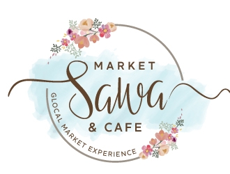 Sawa Market & Cafe  logo design by REDCROW