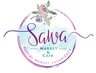 Sawa Market & Cafe  logo design by REDCROW