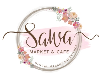 Sawa Market & Cafe  logo design by REDCROW