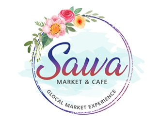 Sawa Market & Cafe  logo design by ingepro