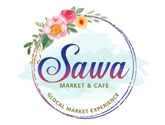 Sawa Market & Cafe  logo design by ingepro