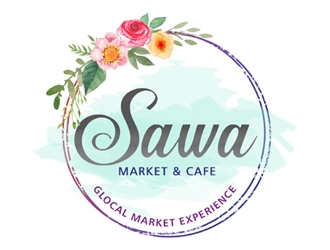 Sawa Market & Cafe  logo design by ingepro
