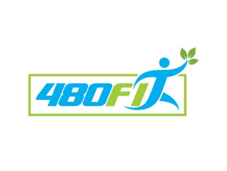 480Fit logo design by REDCROW
