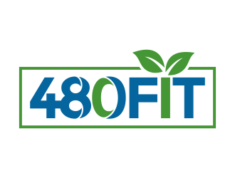 480Fit logo design by graphicstar