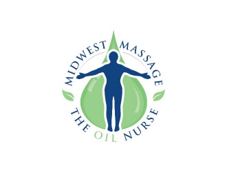 Midwest Massage The Oil Nurse logo design by sanworks