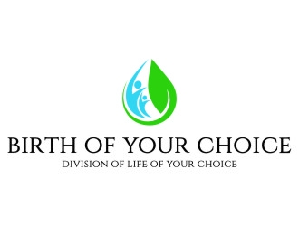 Birth of Your Choice (division of Life of Your Choice) logo design by jetzu