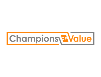 Champions of Value logo design by FriZign