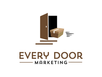 Every Door Marketing logo design by aldesign