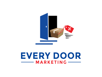 Every Door Marketing logo design by aldesign