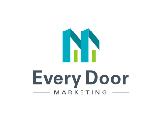 Every Door Marketing logo design by Razzi