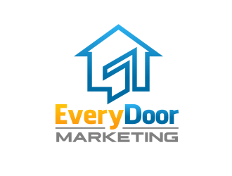 Every Door Marketing logo design by serprimero