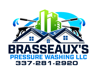 Brasseauxs Pressure Washing LLC logo design by THOR_