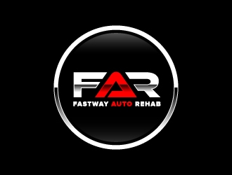 Fastway Auto Rehab logo design by fillintheblack