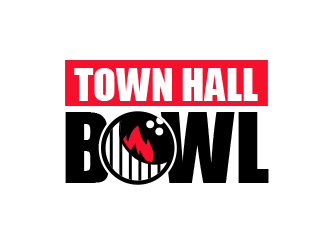 Town Hall Bowl  logo design by BeDesign