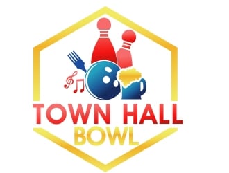 Town Hall Bowl  logo design by PMG