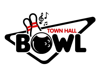 Town Hall Bowl  logo design by jaize