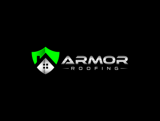 Armor Roofing  logo design by pakderisher