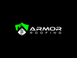 Armor Roofing  logo design by pakderisher