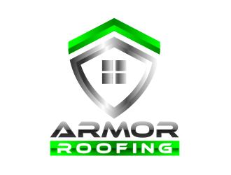 Armor Roofing  logo design by serprimero