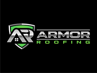 Armor Roofing  logo design by haze