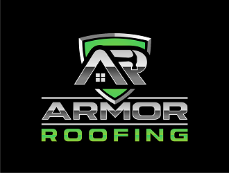 Armor Roofing  logo design by haze