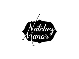 Natchez Manor logo design by Shabbir