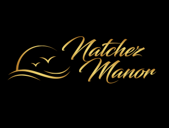 Natchez Manor logo design by BeDesign