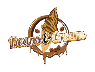 Beans & Cream logo design by Republik