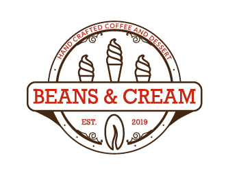 Beans & Cream logo design by Ultimatum