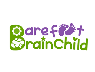 Barefoot Brainchild logo design by ingepro