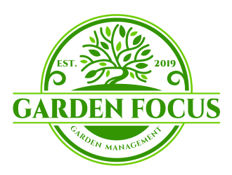 GardenFocus GardenManagement  logo design by jm77788
