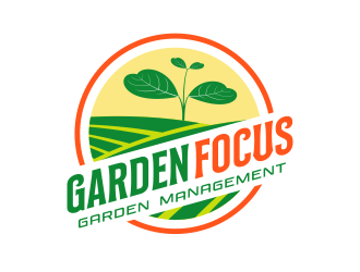 GardenFocus GardenManagement  logo design by nandoxraf