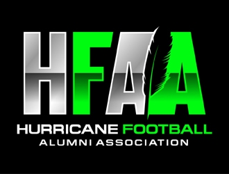 Hurricane Football Alumni Association  logo design by MAXR