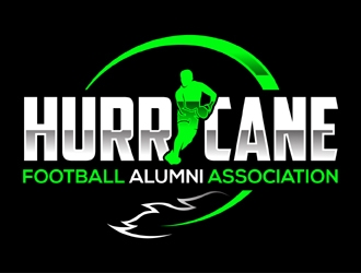 Hurricane Football Alumni Association  logo design by MAXR