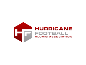Hurricane Football Alumni Association  logo design by bricton