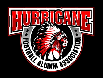 Hurricane Football Alumni Association  logo design by DreamLogoDesign