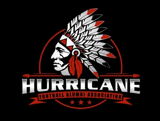 Hurricane Football Alumni Association  logo design by DreamLogoDesign