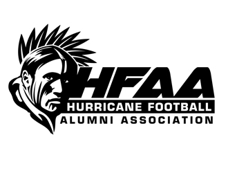 Hurricane Football Alumni Association  logo design by DreamLogoDesign