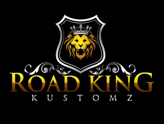 Road King Kustomz logo design by DreamLogoDesign