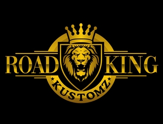 Road King Kustomz logo design by DreamLogoDesign