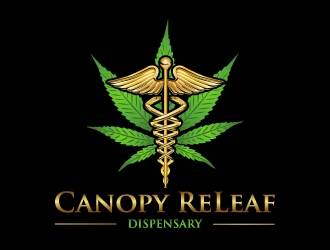 Canopy ReLeaf Dispensary logo design by uttam