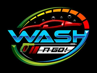 WASH N GO! logo design by Suvendu