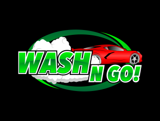 WASH N GO! logo design by beejo