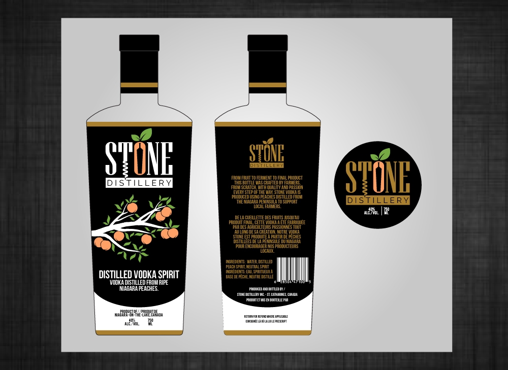 Stone Distillery logo design by LogOExperT