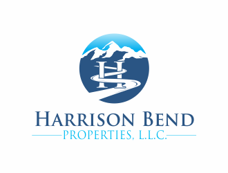 Harrison Bend Properties, L.L.C.   logo design by up2date