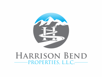 Harrison Bend Properties, L.L.C.   logo design by up2date