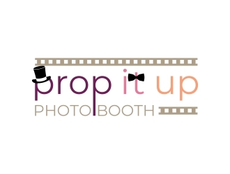 Prop It Up Photo Booth logo design by dibyo