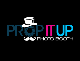 Prop It Up Photo Booth logo design by kunejo