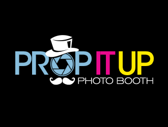 Prop It Up Photo Booth logo design by kunejo