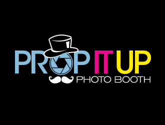 Prop It Up Photo Booth logo design by kunejo